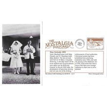 Postcard Newborn Baby Doctor Midwife St Mary's Hospital Kettering 1931 Nostalgia