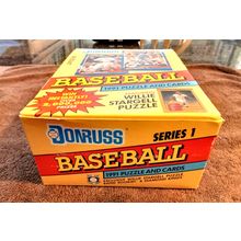 Donruss Series 1 1991 Baseball Cards opened Box 36 Packs Willie Stargell Puzzle