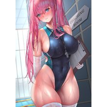 Swimming Instructor Anime E Girl Poster Canvas Movie Film Print A0 A1 A2 A3 A4 A
