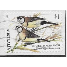 AUS 2018 $1.00 (S/A) 'BIRDS -FINCHES -DOUBLE' ON PAPER FINE USED (EBID26-007)