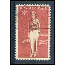 Used C68 8c Amelia Earhart Fine WA0828