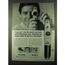 1969 Fujica Single-8 Movie Camera Ad - Instant Load