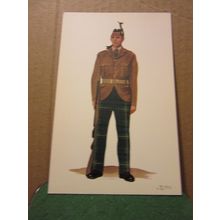 Private, THE ROYAL SCOTS.(Royal Regiment) No 2 Dress 1972 uniform postcard #
