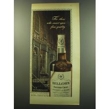 1949 Bellows Partners Choice Whiskey Ad - For those who insist upon fine quality