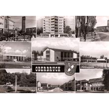 Oberbruch Germany 9 Vintage Views Real Photo Postcard