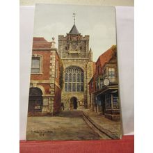 ST. MARY'S CHURCH, RYE, EAST SUSSEX unused postcard by J. Salmon =