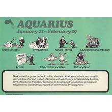 Capricorn Scientist Snob Religious Prudent Musician Astrology Postcard