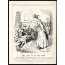 GOOD BOY OF THE EAST 1913 Leonard Raven-Hill - Balkan Wars PUNCH CARTOON PAGE