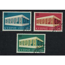 Cyprus Colonnade Europa 3v 1969 CTO SG#331-333