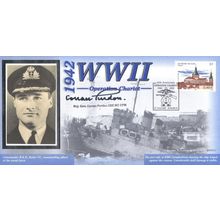 Corran Purdon HMS Campbeltown Operation Chariot WW2 Benham Hand Signed FDC