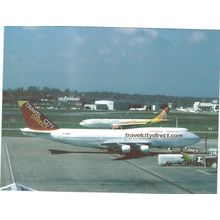 BOEING 747 AIRCRAFT TRAVEL CITY DIRECT . AT BIRMINGHAM AIRPORT CARD NO W 39