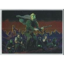 L.RON HUBBARD Battlefield Earth ' CHROME ' card # 5 The Lieutenant (1995)
