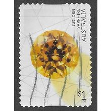 AUS 2017 $1.00 (S/A)'RARE BEAUTIES -GOLDEN SAPPHIRE' FINE USED (EBID63-871)