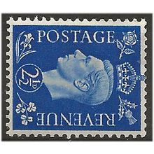 1937 SG466a 2 1/2d Ultramarine Wmk Sideways Mounted Mint ..