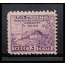752 3c Washington's Hdqs Fine MNH Z1635