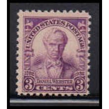 725 3c Daniel Webster Barely Clears MNH O3693