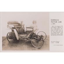 Darraco 1899 Victorian Motor Classic Car Real Photo Postcard