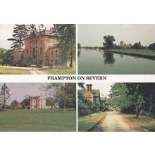 Frampton On Severn Water River Post Office Gloucester Postcard