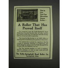 1913 Kelly-Springfield Road Roller Ad - Proved Itself