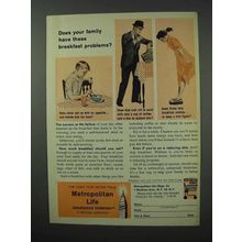 1960 Metropolitan Life Insurance Ad - Breakfast