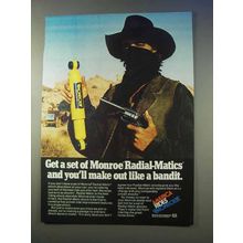1979 Monroe Radial-Matics Shocks Ad - Like a Bandit
