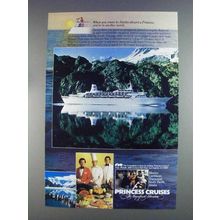 1980 Princess Cruises Ad - Cruise to Alaska