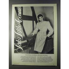 1980 Sak's Fifth Avenue Bill Blass Fashion Ad