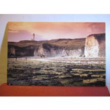 FLAMBOROUGH HEAD, YORKSHIRE by Don Freear larger unused postcard =