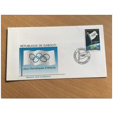 Djibouti 1996 FDC Jeux Olympiques Atlanta Olympics Games Mi. 624 RARE !!