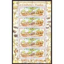 Wallis and Futuna Puaka the Pig Sheetlet of 5 pairs 2008 MNH SG#949-950