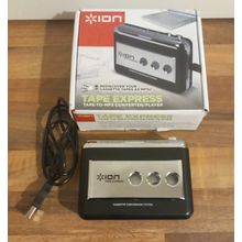 Ion Tape Express Cassette Music Tape To MP3 Player Converter/Player - Boxed