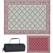 Stylish Camping 119125 9-Feet by 12-Feet Reversible Mat, Plastic Straw Rug, Larg