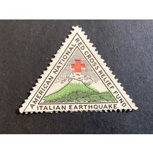 ICOLLECTZONE Italy American Red Cross Earthquake Relief Fund Stamp