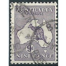 Australia 1913 SG10 9d Violet Good+/Fine Used ....