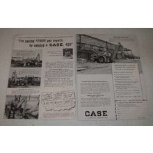 1959 Case 420 Loader / Backhoe Ad - Saving by Owning