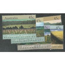 AUS 1992 (SET) 'VINEYARDS' (5v) FINE USED (EBID47-880)