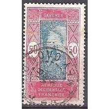 Dahomey 1925 Michel 74 O Cote (2001) 1.30 € Travailleur dans palmier Cachet rond