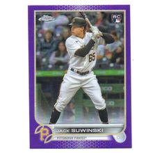 TOPPS CHROME PURPLE JACK SUWINSKI ROOKIE REFRACTOR