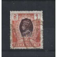 Burma.SG61 2r Brown and Orange.Fine Used.Jul25b