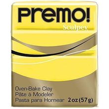 Sculpey Polyform Premo Zinc Yellow Hue