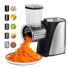 Electric Cheese Grater Salad Maker, 250W Salad Shooter, Electric Vegetable S...