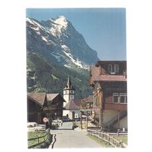 EIGER GRINDELWALD vintage .unused postcard #
