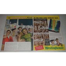 1939 Westinghouse Electric Ad - Family At World's Fair