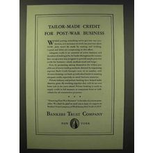 1945 Bankers Trust Company Ad - Tailor-Made Credit