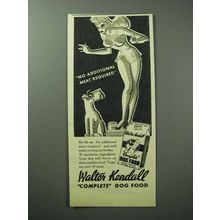 1944 Walter Kendall Dog Food - No Additional Meat
