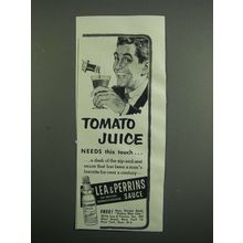 1954 Lea & Perrins Worcestershire Sauce Ad