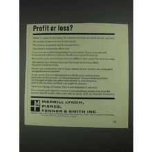 1967 Merrill Lynch Ad - Profit of Loss?