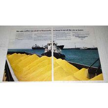 1971 Esso Standard Oil Ad - Sulfer Out of Oil