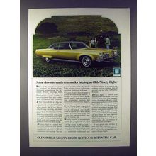 1972 Oldsmobile Ninety-Eight Car Ad - Reasons