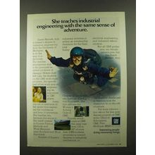 1974 General Motors Ad - She Teaches Engineering
